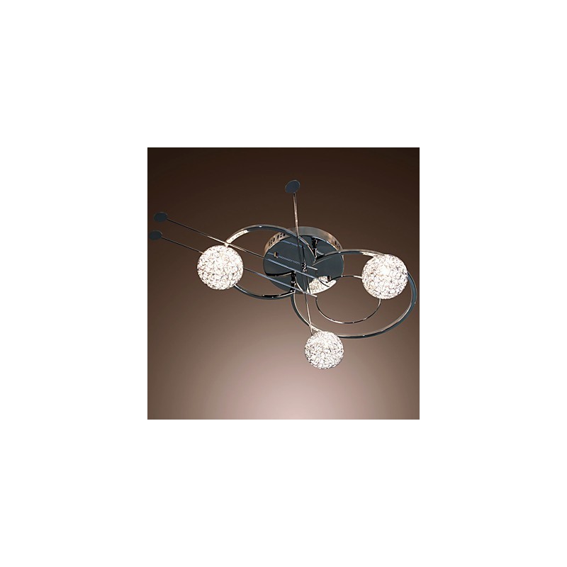 Plafonnier encastré électroplaqué contemporain moderne