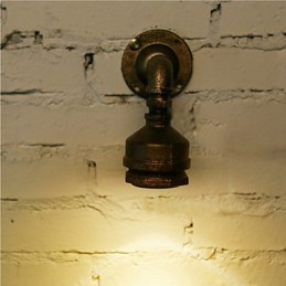 Applique murale style loft en fer forgé, style industriel vintage, luminaire décoratif d'intérieur