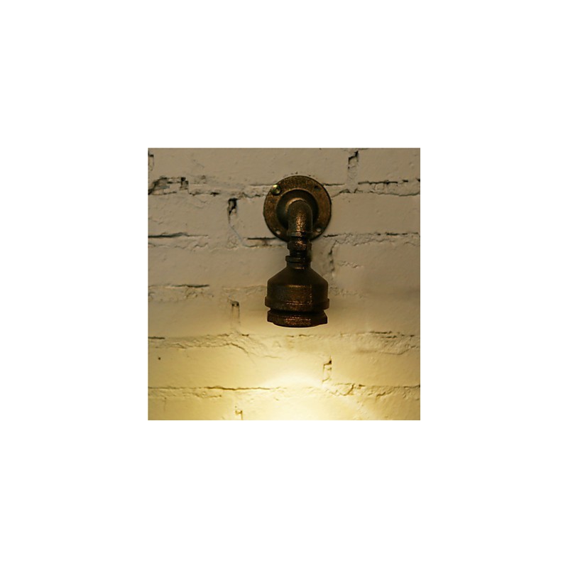 Applique murale style loft en fer forgé, style industriel vintage, luminaire décoratif d'intérieur