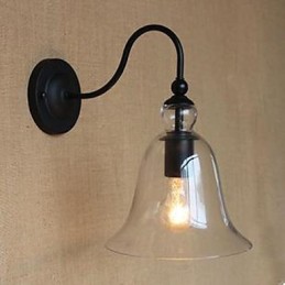 Salon contracté, couloir en verre, décore une applique murale