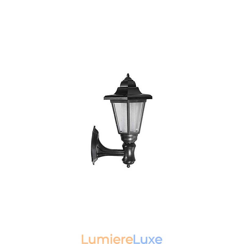 Applique murale de sécurité à énergie solaire pour jardin, allée, cour, paysage
