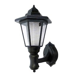 Applique murale de sécurité à énergie solaire pour jardin, allée, cour, paysage