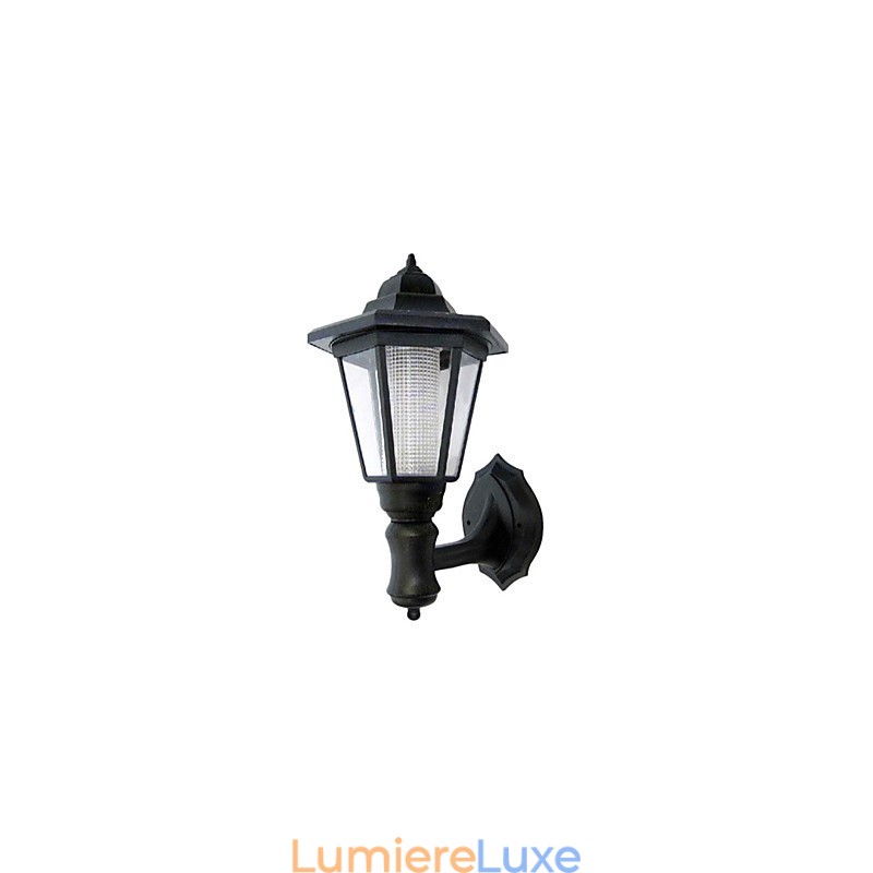 Applique murale de sécurité à énergie solaire pour jardin, allée, cour, paysage