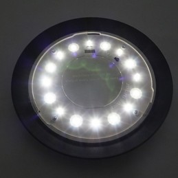 Lampe murale d'extérieur à énergie solaire, blanche, pour jardin, cour, porte, chemin