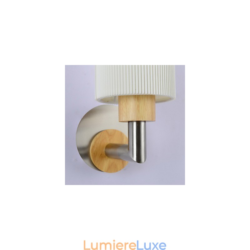 Appliques murales modernes contemporaines en bois et bambou