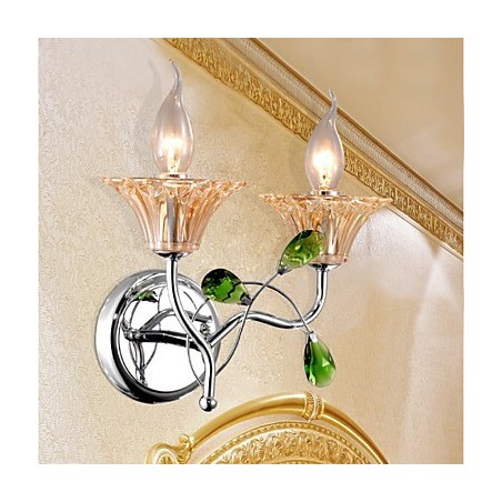 Appliques murales en cristal de style européen, contemporaines et décontractées Appliques murales en cristal de style européen, contemporaines et décontractées