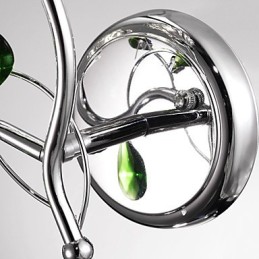 Appliques murales en cristal de style européen, contemporaines et décontractées