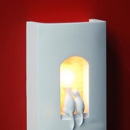 Lampe murale créative en plâtre pour chambre d'enfant, design tendance et chaleureux