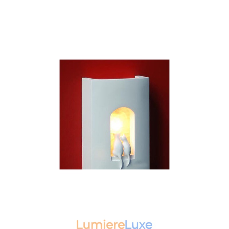 Lampe murale créative en plâtre pour chambre d'enfant, design tendance et chaleureux