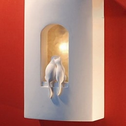 Lampe murale créative en plâtre pour chambre d'enfant, design tendance et chaleureux