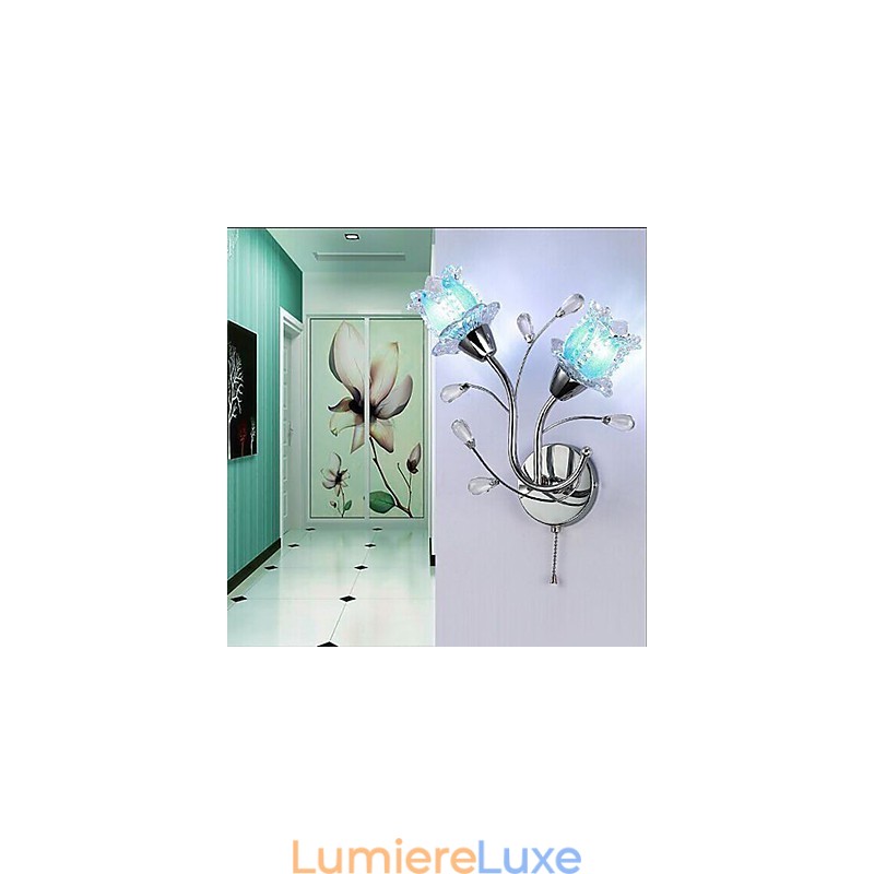 Appliques murales créatives en cristal contemporaines et contractées