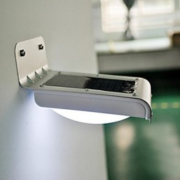 Lampe solaire d'extérieur à capteur vocal pour jardin, clôture, mur