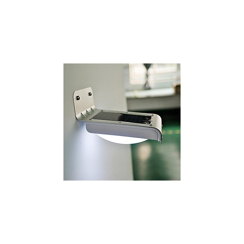 Lampe solaire d'extérieur à capteur vocal pour jardin, clôture, mur