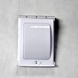 Lampe solaire d'extérieur à capteur vocal pour jardin, clôture, mur
