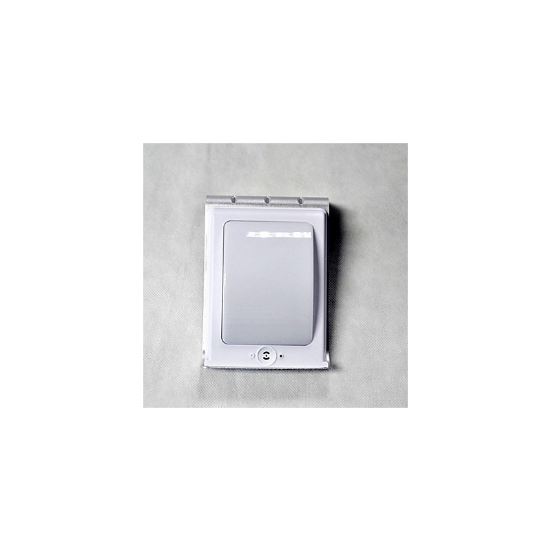 Lampe solaire d'extérieur à capteur vocal pour jardin, clôture, mur