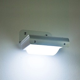 Lampe solaire d'extérieur à capteur vocal pour jardin, clôture, mur