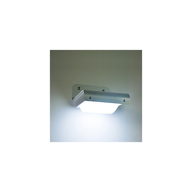 Lampe solaire d'extérieur à capteur vocal pour jardin, clôture, mur