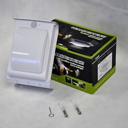 Lampe solaire d'extérieur à capteur vocal pour jardin, clôture, mur