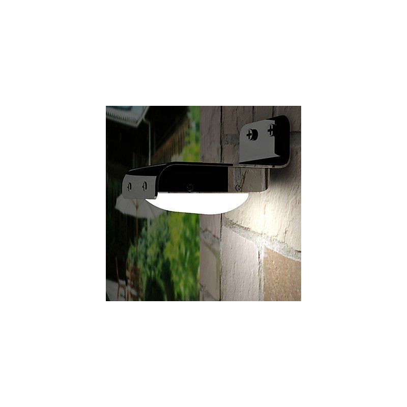 Lampe solaire d'extérieur à capteur vocal pour jardin, clôture, mur