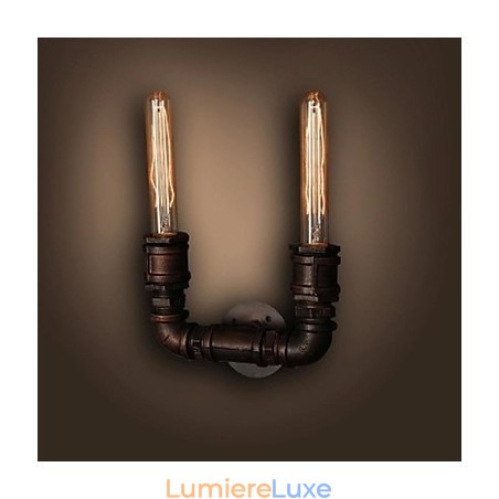 Pipe à eau rétro originale à 2 lampes Pipe à eau rétro originale à 2 lampes