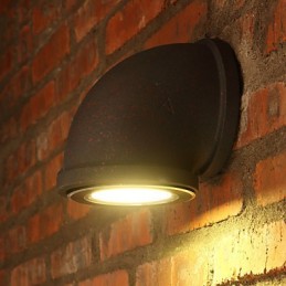 Loft Personality Vintage Bar Counter Pipe à eau Applique Spot Light Lot Lighting Fixture Escalier Balcon Lampe
