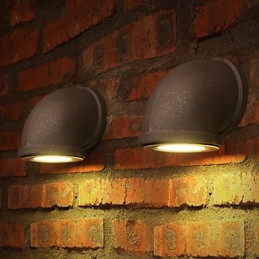 Loft Personality Vintage Bar Counter Pipe à eau Applique Spot Light Lot Lighting Fixture Escalier Balcon Lampe
