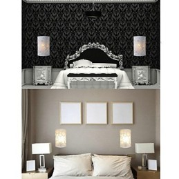 Applique murale ALL BLUE de haute qualité avec motifs sculptés ou dessins sur boiseries