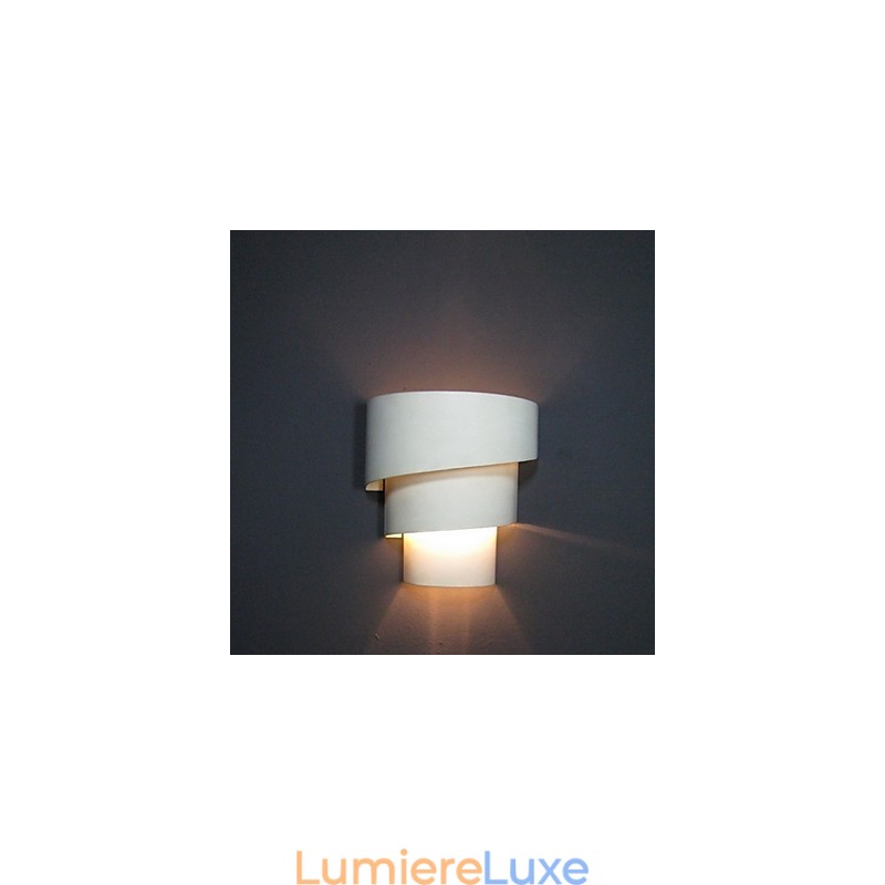 Applique murale spirale au design moderne et tendance de haute qualité, lampe murale créative