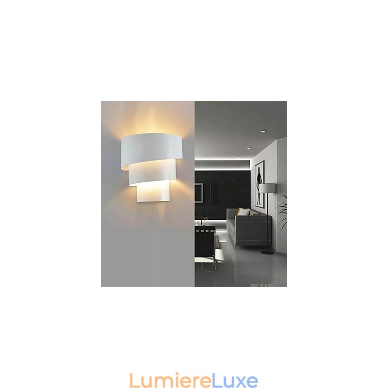 Applique murale spirale au design moderne et tendance de haute qualité, lampe murale créative