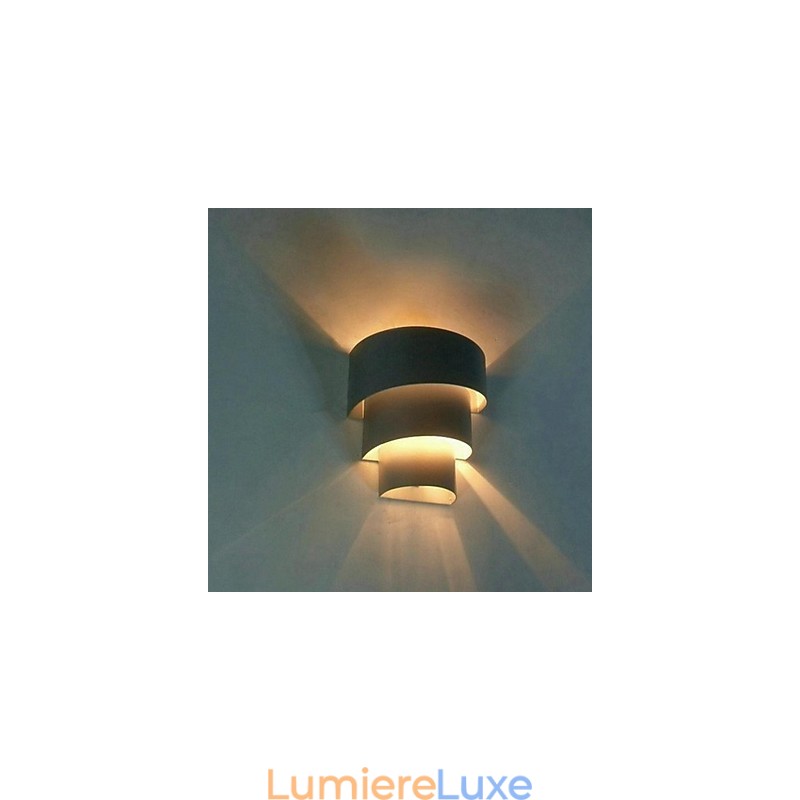 Applique murale spirale au design moderne et tendance de haute qualité, lampe murale créative