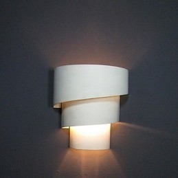 Applique murale spirale au design moderne et tendance de haute qualité, lampe murale créative
