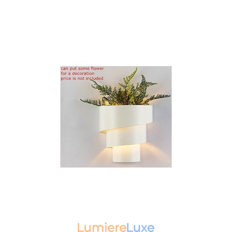 Applique murale spirale au design moderne et tendance de haute qualité, lampe murale créative