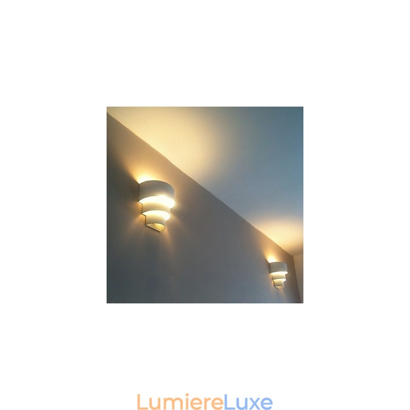 Applique murale spirale au design moderne et tendance de haute qualité, lampe murale créative