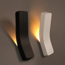 Applique murale en fer forgé courbé, design contemporain et contracté. Power Lights