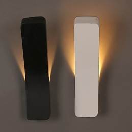 Applique murale en fer forgé courbé, design contemporain et contracté. Power Lights