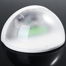 Lampe solaire d'extérieur à capteur automatique pour jardin (blanche)