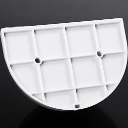 Lampe solaire d'extérieur à capteur automatique pour jardin (blanche)