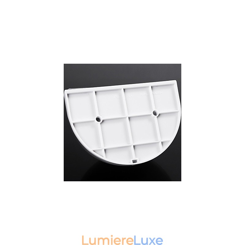 Lampe solaire d'extérieur à capteur automatique pour jardin (blanche)