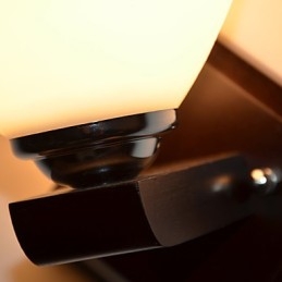 Applique murale en verre, lampe murale moderne et chaleureuse, éclairage de tête de lit