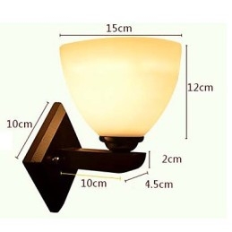 Applique murale en verre, lampe murale moderne et chaleureuse, éclairage de tête de lit