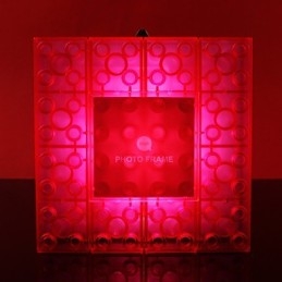 Blocs créatifs Cadre Lumière Colorée Mignon Petits Cadeaux Applique Murale Ceinture Crochet Lumières