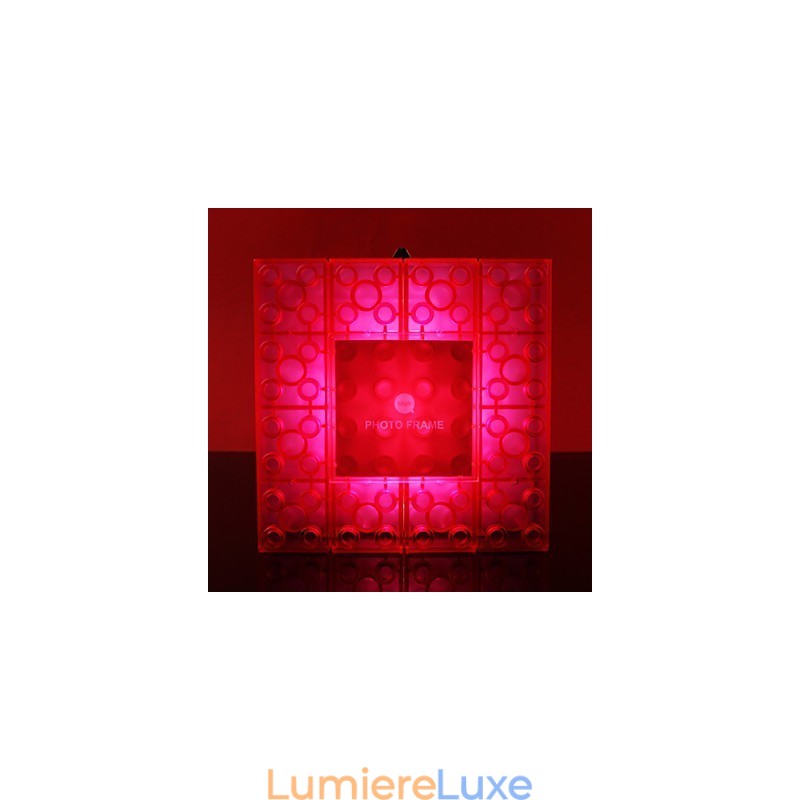 Blocs créatifs Cadre Lumière Colorée Mignon Petits Cadeaux Applique Murale Ceinture Crochet Lumières