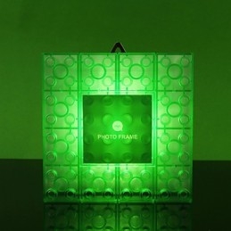 Blocs créatifs Cadre Lumière Colorée Mignon Petits Cadeaux Applique Murale Ceinture Crochet Lumières