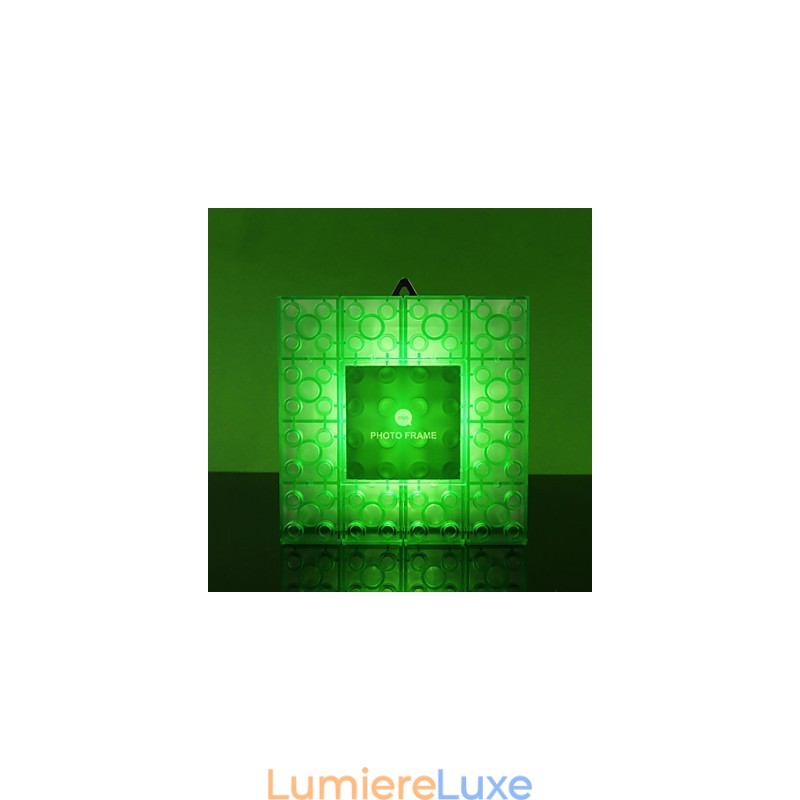 Blocs créatifs Cadre Lumière Colorée Mignon Petits Cadeaux Applique Murale Ceinture Crochet Lumières
