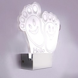 Applique murale en acrylique, lampe en PVC, puce lumineuse, moderne, contemporaine, en métal