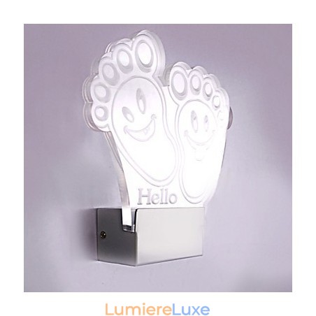 Applique murale en acrylique, lampe en PVC, puce lumineuse, moderne, contemporaine, en métal Applique murale en acrylique, lampe en PVC, puce lumineuse, moderne, contemporaine, en métal
