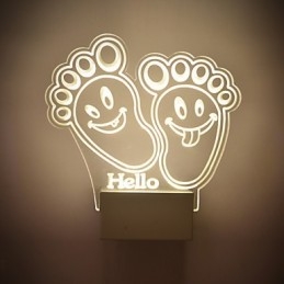 Applique murale en acrylique, lampe en PVC, puce lumineuse, moderne, contemporaine, en métal