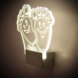 Applique murale en acrylique, lampe en PVC, puce lumineuse, moderne, contemporaine, en métal