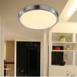Plafonnier 7 W rond simple et moderne, diamètre 20 cm