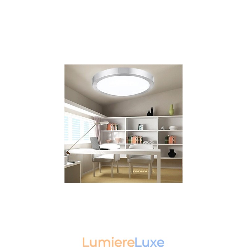 Plafonnier 7 W rond simple et moderne, diamètre 20 cm